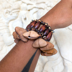 Sjamanistische Armband Seed Shaker - Kenari